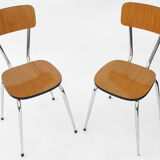 Table and 2 formica chairs