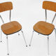 Table et 2 chaises formica