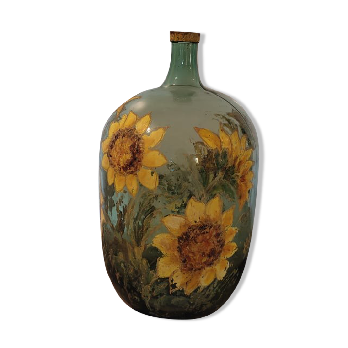 Very original Old Lady Jeanne, hand painted. 28l.