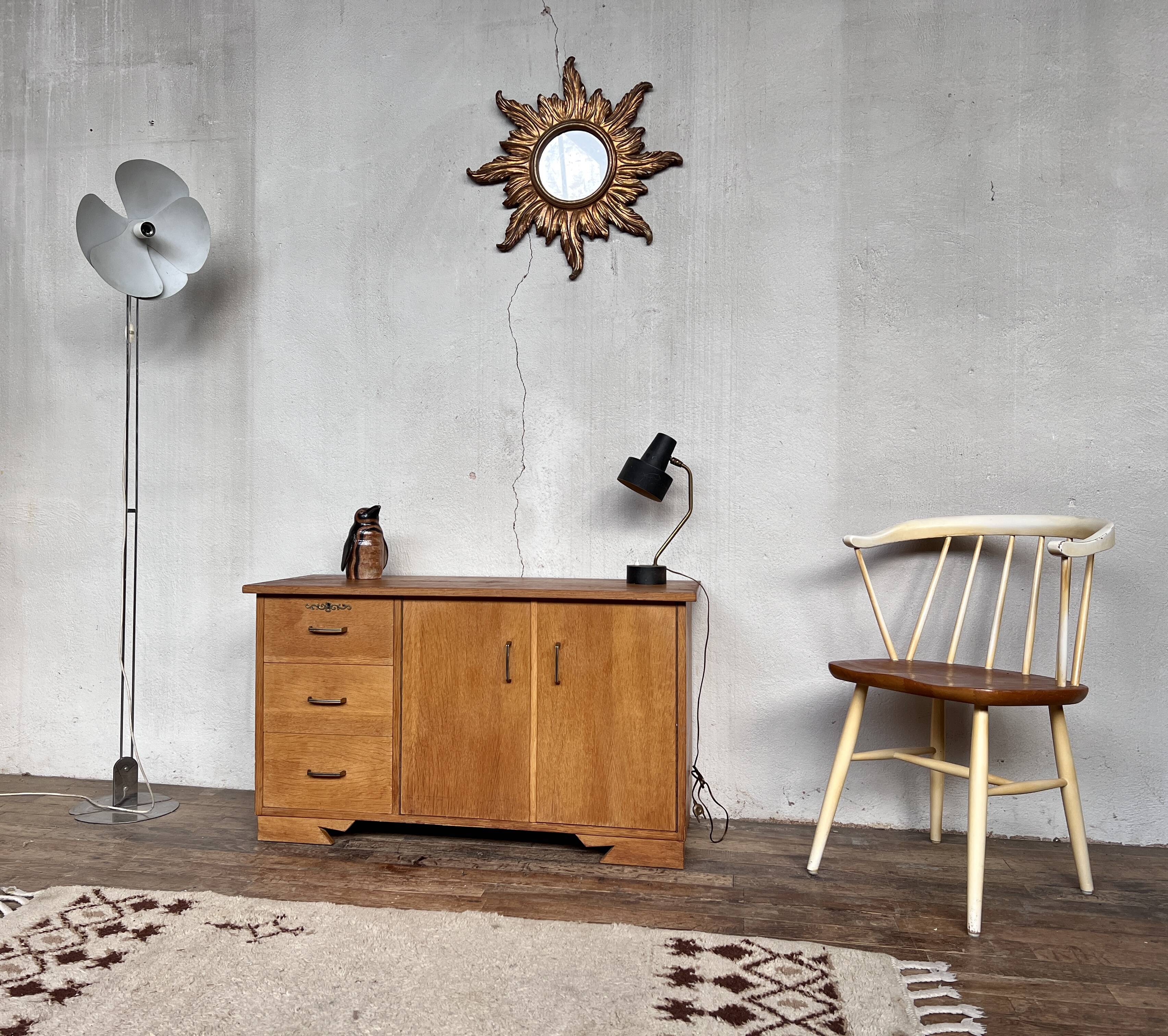 Vintage french modernist tv/hifi cabinet 1960