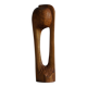 Wood sculpture "The Thoughtful One" by Ole Wettergren, Denmark, 1980s