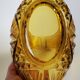 Amber glass basket