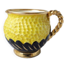 Vallauris yellow and black milk jug