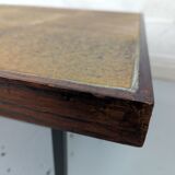 Metal and ceramic coffee table