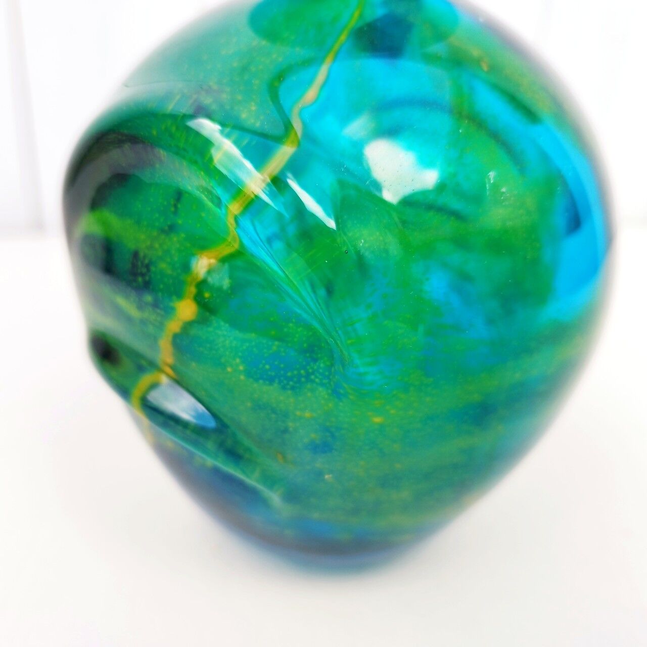 Thick glass vase design Molina Italy