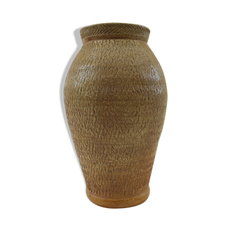 Vase de fleuriste brun