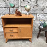 Vintage dresser, tv cabinet, Scandinavian, 1950, compass feet