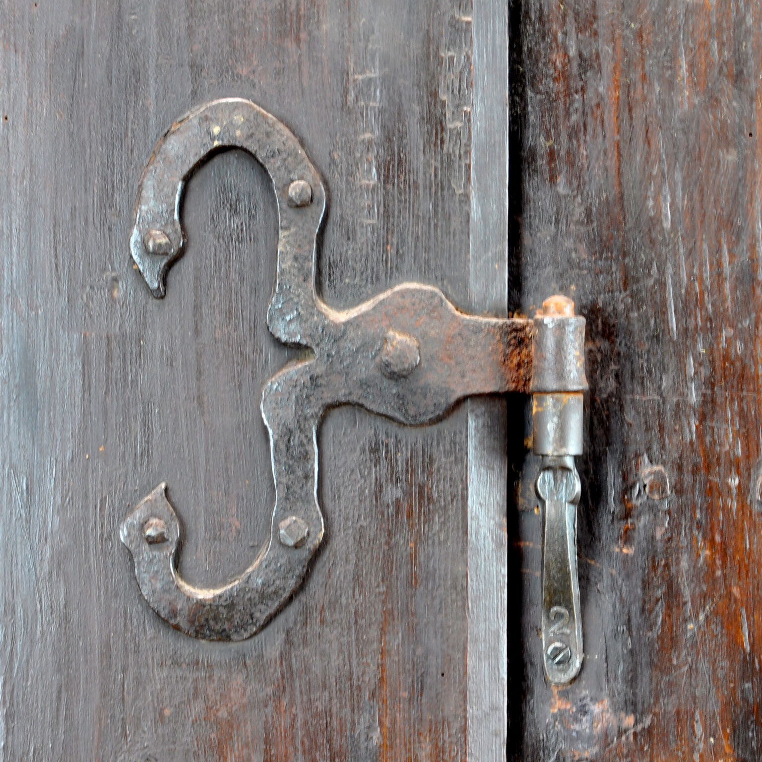 German hand painted cabinet from 1812