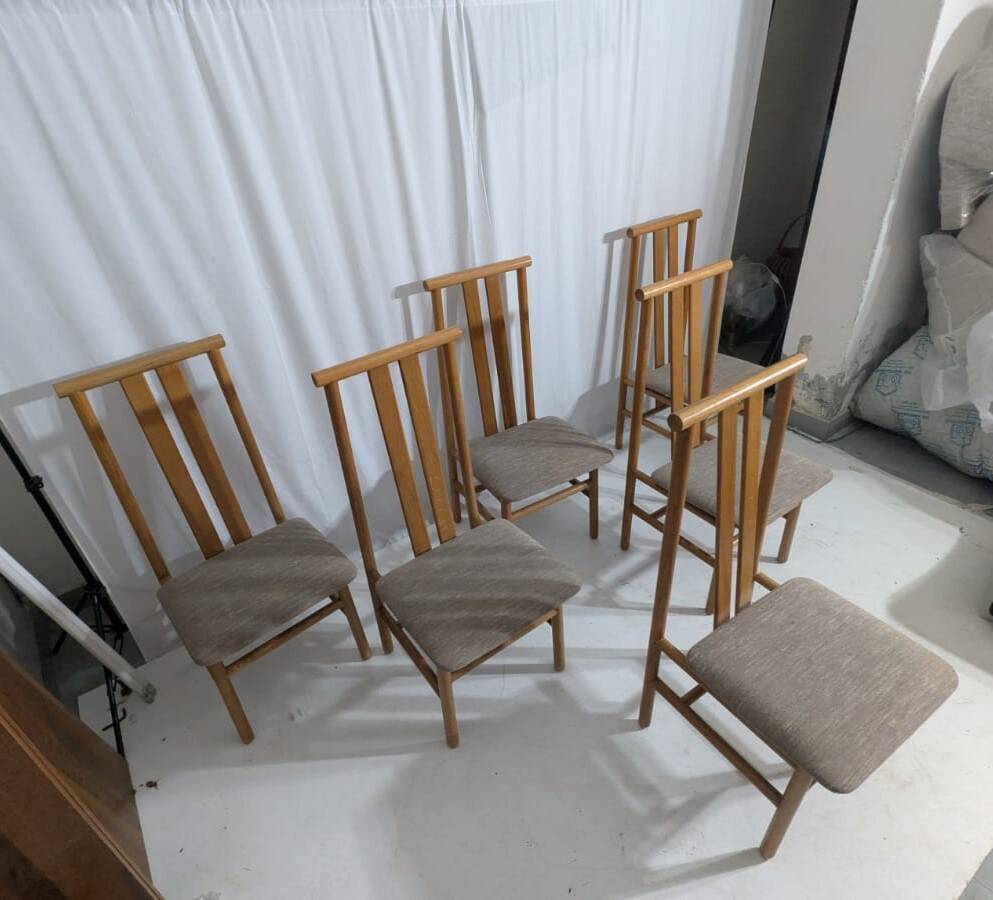 Set of 6 Zea chairs by Anning Sarian for Tisettanta, 80s