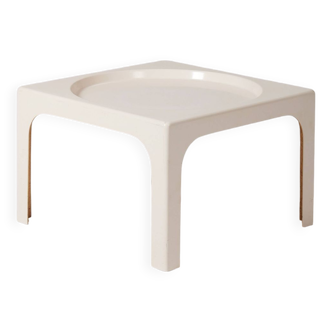 Table basse blanche style Marc Berthier