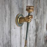 Bronze wall light Lucien Gau vintage, wall sconce, vintage hand sconce.