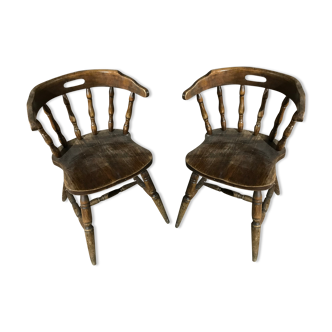 Pair of bistro chairs