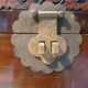 Chinese wedding chest in carved wood