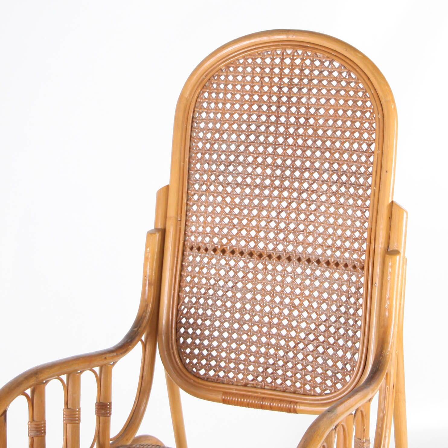 Rattan rocking chair