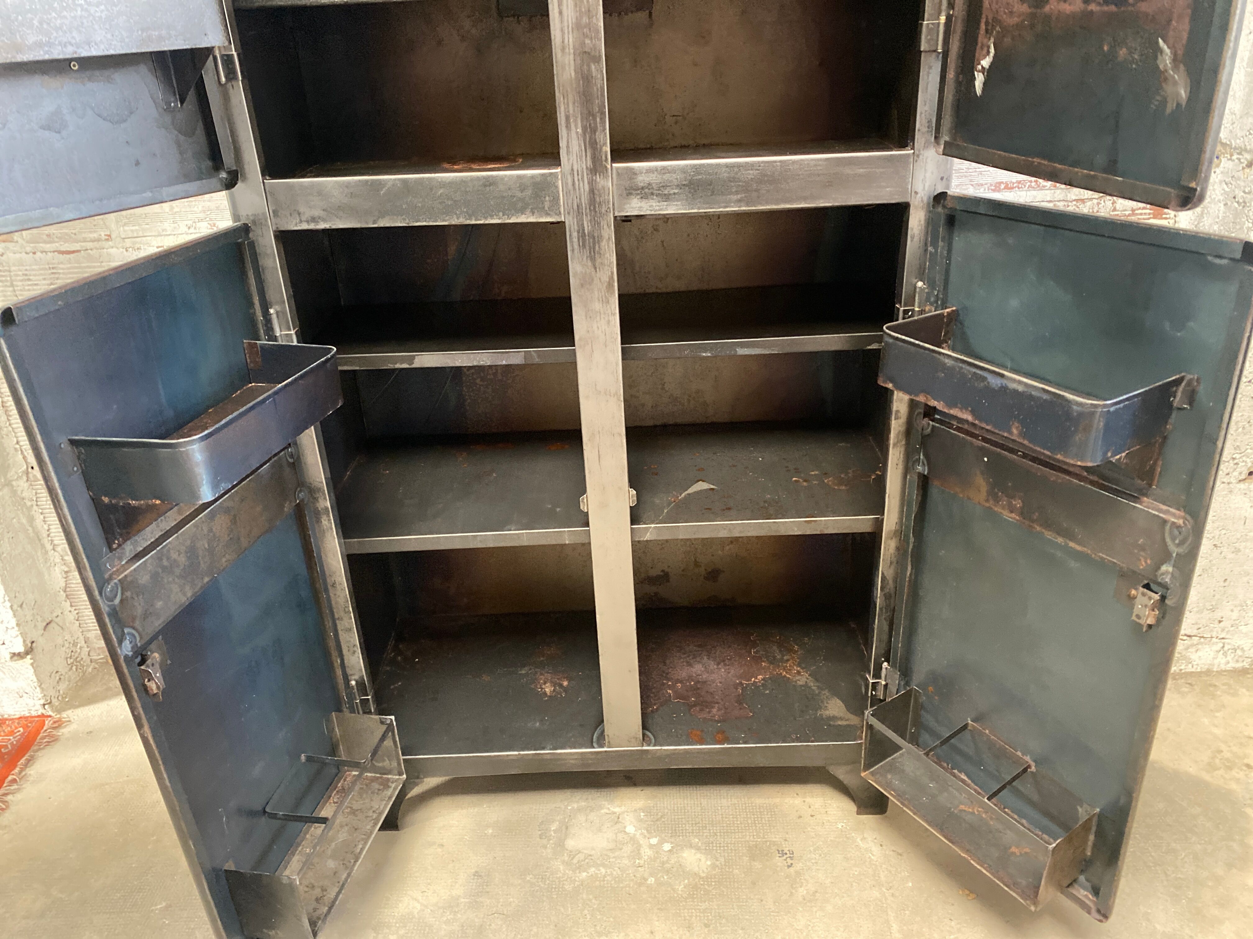 Sheet metal kitchen buffet