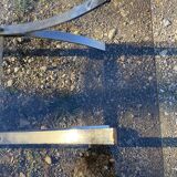1970 chrome design coffee table