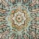 5x8 Green & Cream Oriental Vintage Rug 157x235Cm SK 24776