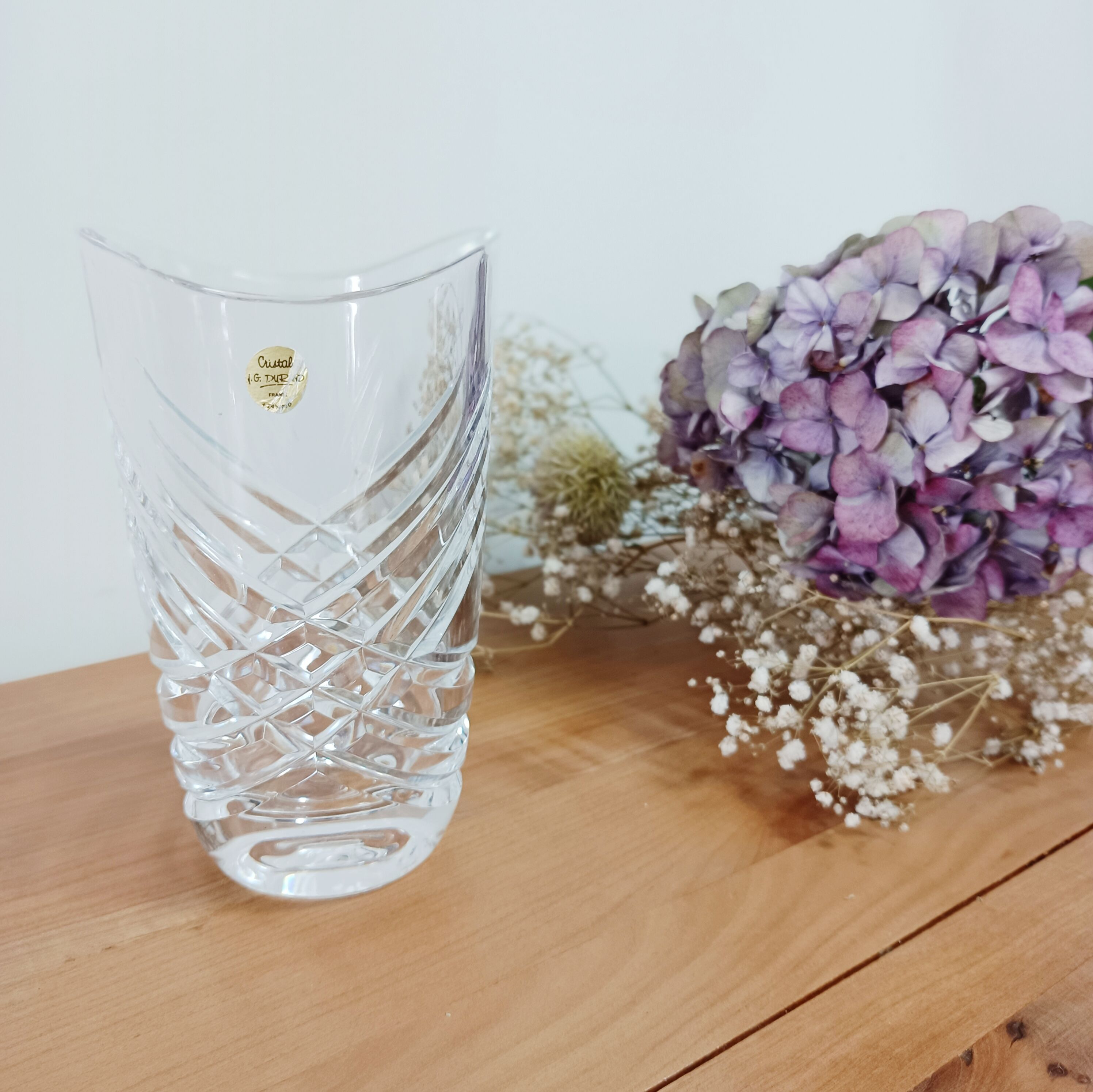 JG Durand crystal vase