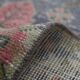 Vintage multicoloured Turkish rug with floral medallion, 125 × 213 cm