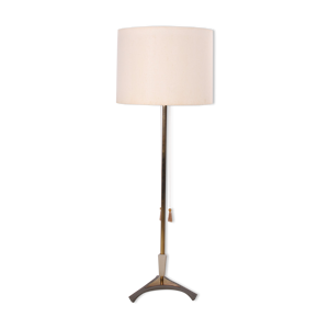 Lampadaire avec base en fonte et