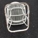 Fauteuil en osier blanc