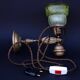 Antique Brass Gimbal Table Lamp Navy Ship Marine Massive Brass - Wall Light