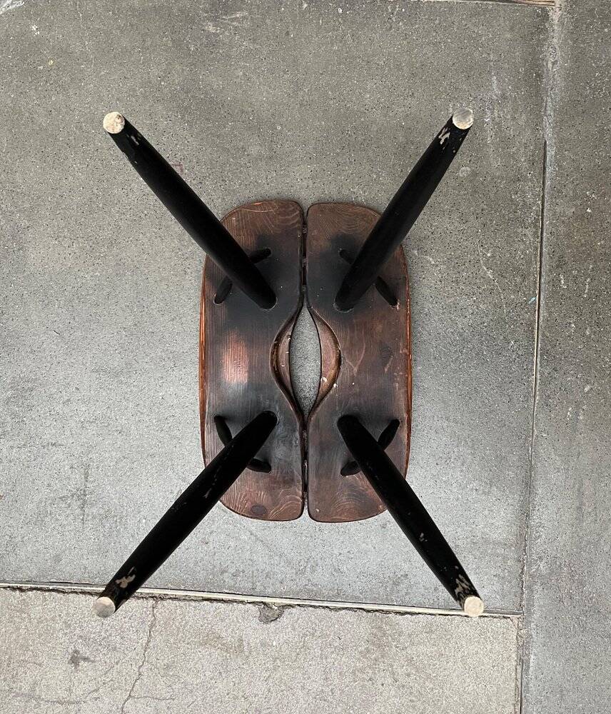 Pirkka stool mid-century by Ilmari Tapiovaara for Laukaan Puu