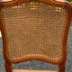 Set of 6 Louis XV style caned chairs in solid wood