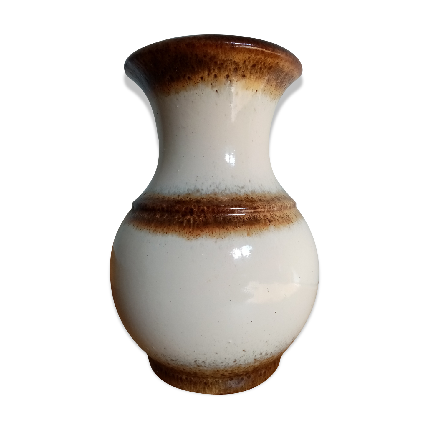 Scheurich Keramik West Germany 296-26 enamelled ceramic vase