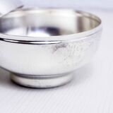 Box "Apple" in silver metal