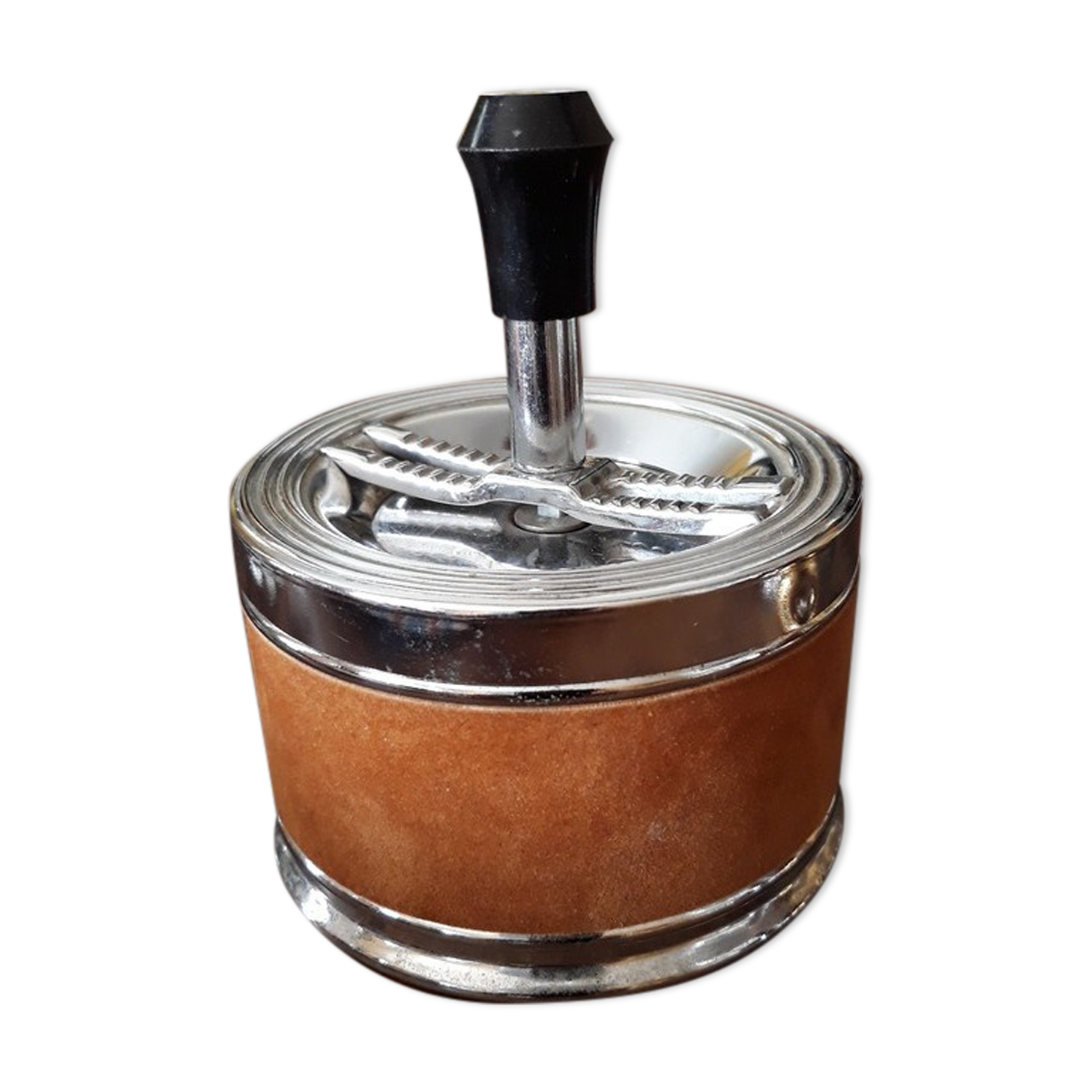 Pusher ashtray - 60s/70s