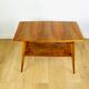 Polish coffee table console 1970s square-multifaceted
