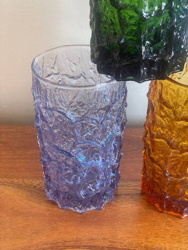 5 verres écorce d’arbre  Geoffroy Baxter