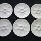 6 Pillivuyt white porcelain oyster plates