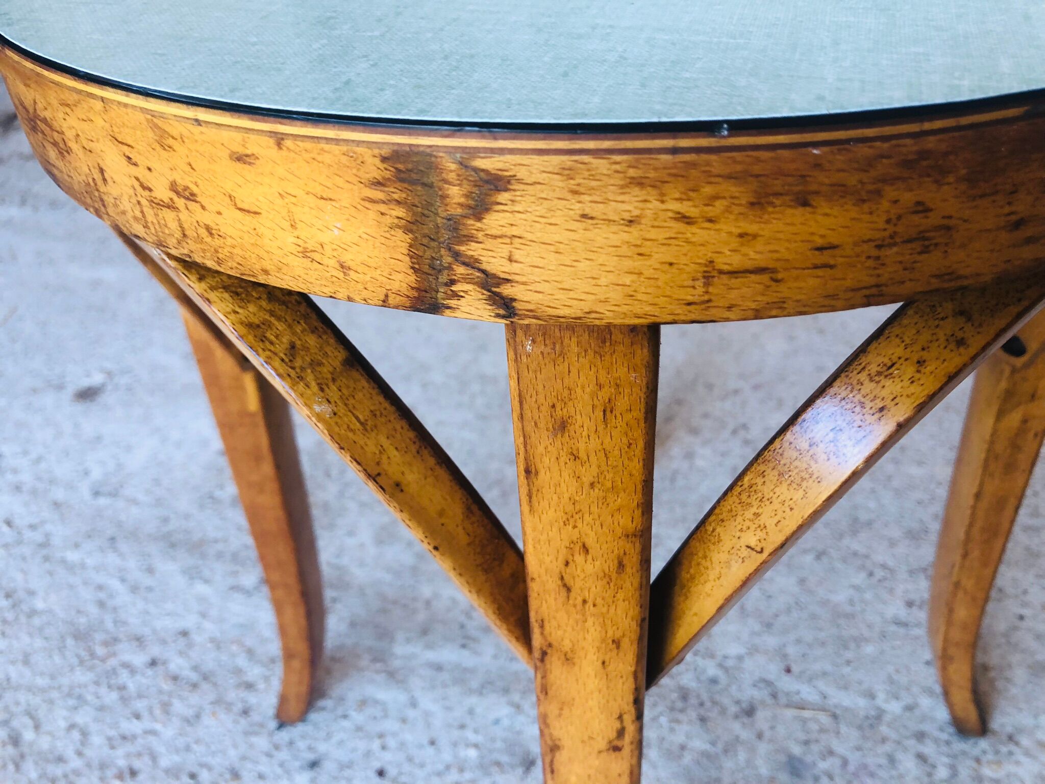 Vintage "Model 92" stool by Baumann, 1950's