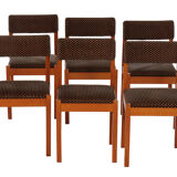 6 chairs Baumann vintage 1970