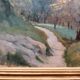 Oil on canvas The Village of Tales by Paul Izarn 1934