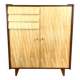 Highboard, striped maple, 1960s