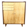 Highboard, striped maple, 1960s