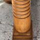 Set table and 4 chairs in walnut 1940