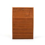 Hans Wegner Tambour Door Cabinet for Plan Møbler 1940s