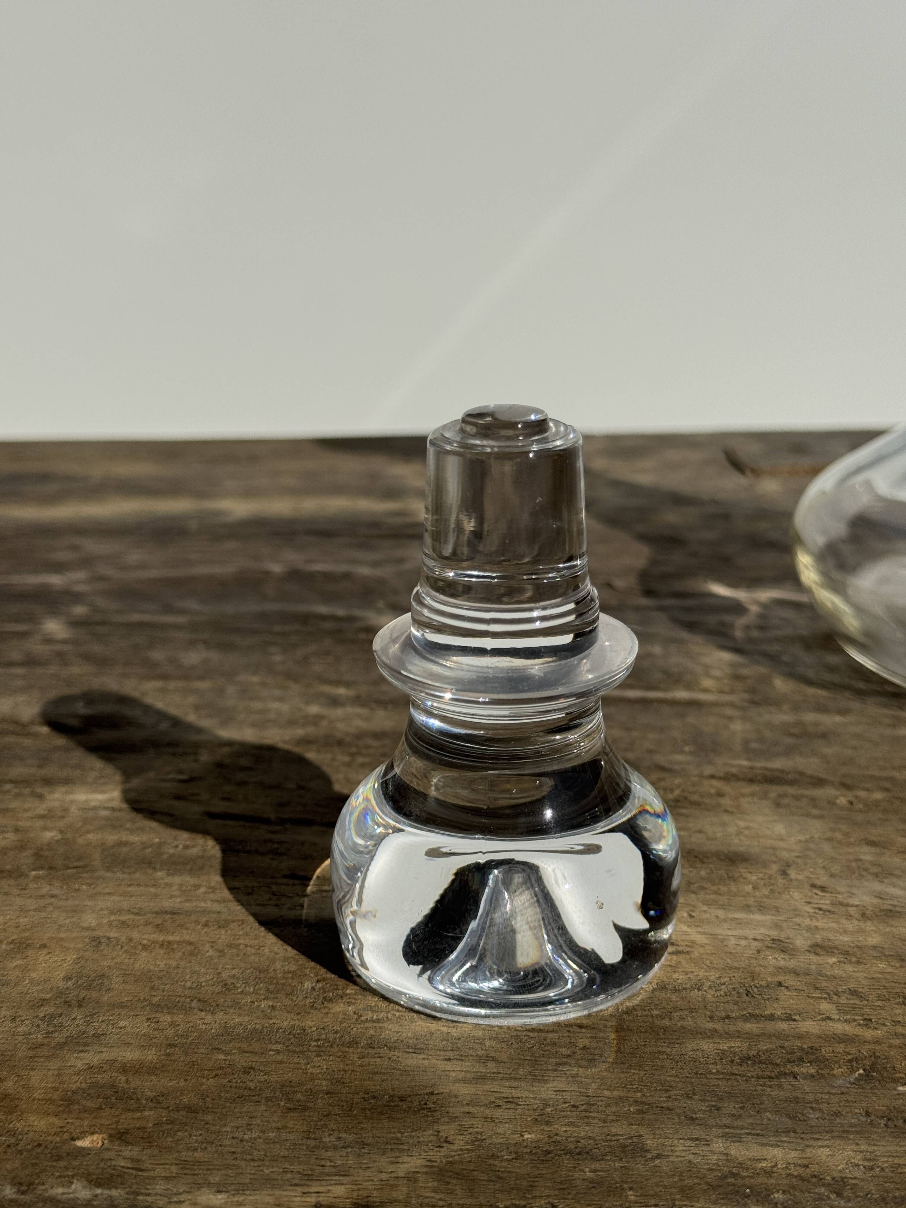 Carafe à décanter vintage à bouchon plat H24