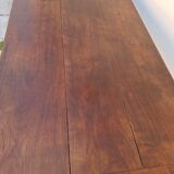 Rustic monastery farmhouse table, antique, 19th century, made of walnut.