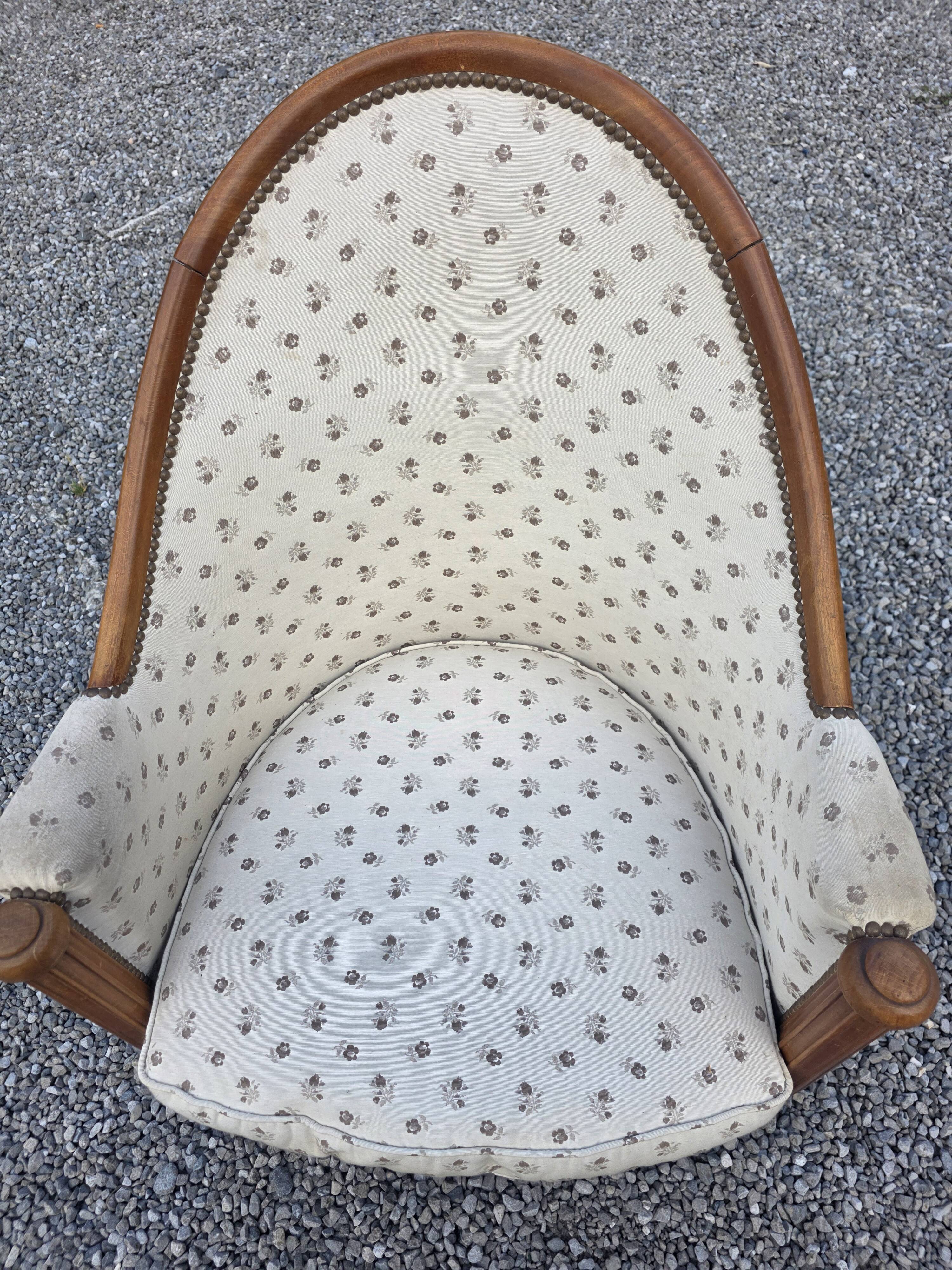 Fauteuil art déco des années 1930
