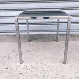 Chrome metal side table 1970