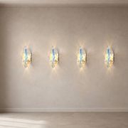 Carlo Nason for A.V. Mazzega (attributed), set of 4 glass wall lights.