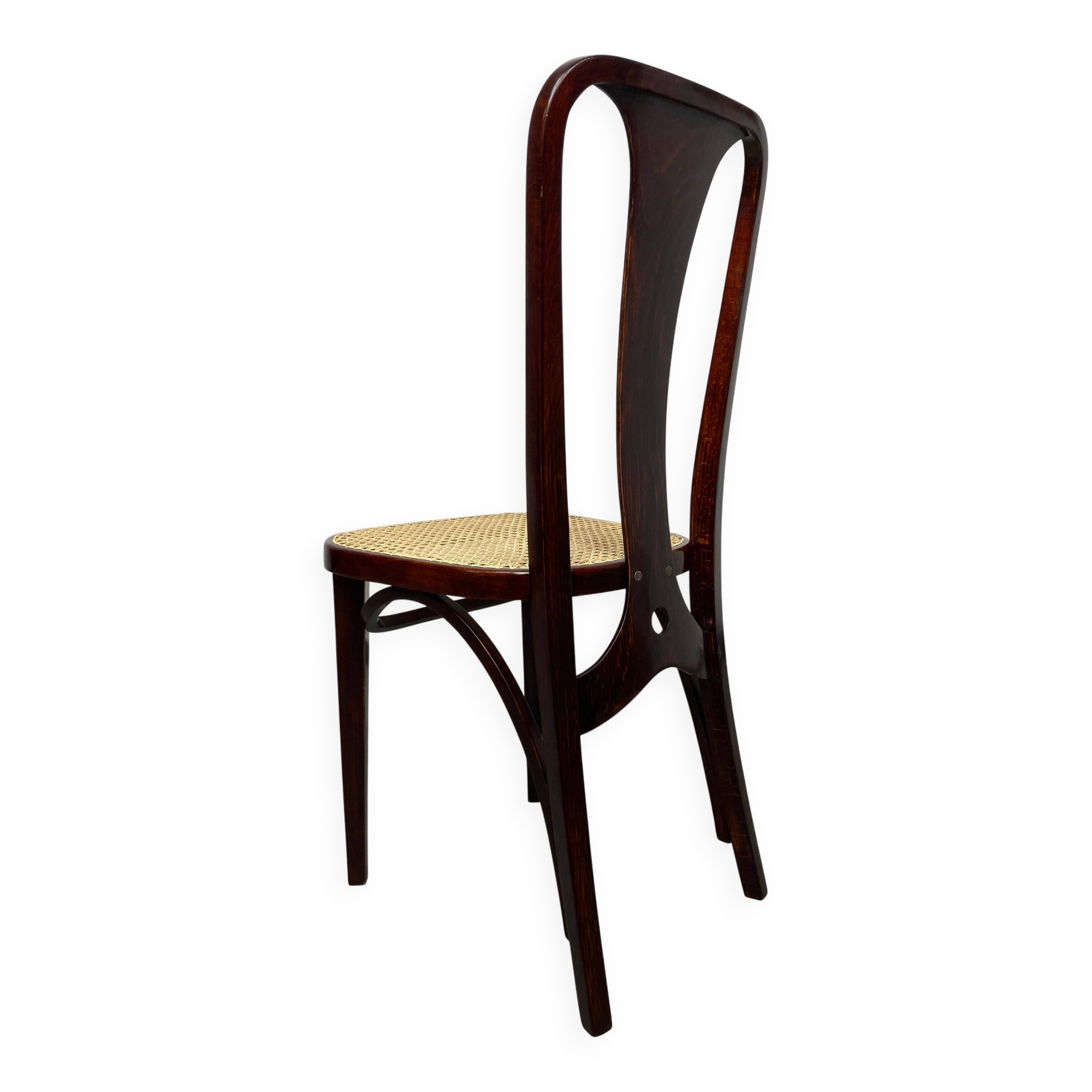 Dining chair Secession attributed to Otto Prutscher for Thonet.