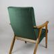 Vintage Velvet Green Armchair  1970s