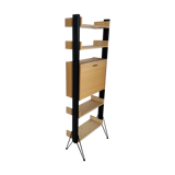 Scandinavian modular shelving system on legs, 60s