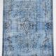 5x8 Shades Of Blue Soft Pastel Vintage Rug, 155x252Cm SK 4004